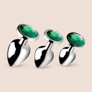 Emerald Gem Anal Plug Set