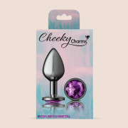 Cheeky Charms Gunmetal Round Plug