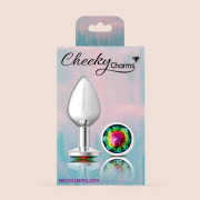 Cheeky Charms Silver Round Plug