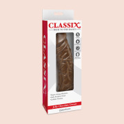 Clasix Jelly Chocolate Dream Big Vein Vibrator - Multi-speed