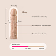 Doc Johnson Classic 8 Inch Black Dildo