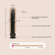 Dick Rambone Realistic Large Shaft in Black