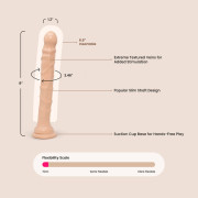 Raging Hard-Ons Slimline 8 Inch Dildo