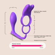 Fantasy C-Ringz Ass-Gasm Vibrating Rabbit