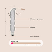 Naughty Bits™ Screwnicorn™ Majestic G-spot Vibrator