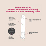 SIMPLI Dildo Vibrating & Rotating 03