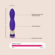 SIMPLI Wavy Vibrating Dildo 02