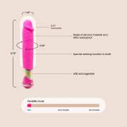 SIMPLI Dildo Vibrating & Rotating 03