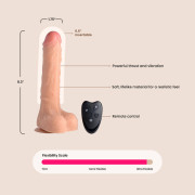 7X Thrusting Dildo with Remote Control