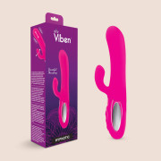 Viben Hypnotic Rabbit Vibrator with Swinging Clitoral Stimulator